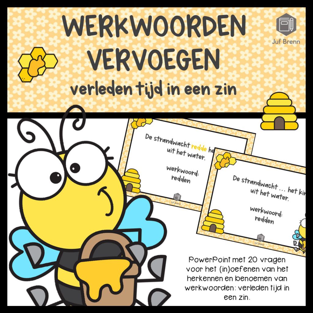 Powerpoint Werkwoorden Vervoegen Werkwoorden Verleden Tijd Zin Juf Brenn