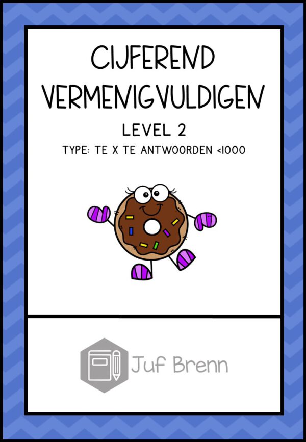 CIJFEREND VERMENIGVULDIGEN TE X TE level 2: antwoord <1000
