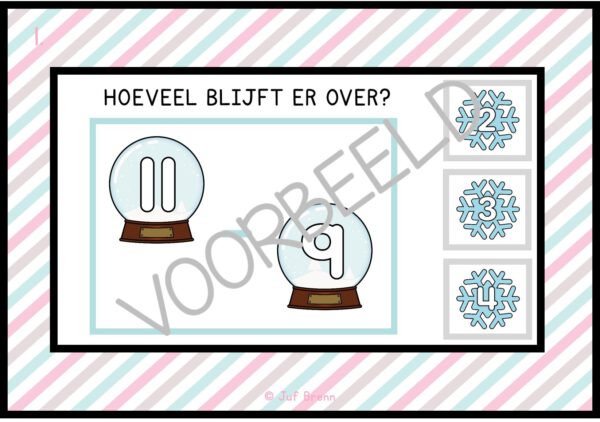INTERACTIEVE POWERPOINT: AFTREKKEN T/M 20 WINTER EDITION - Afbeelding 2