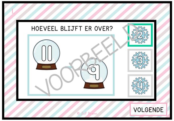 INTERACTIEVE POWERPOINT: AFTREKKEN T/M 20 WINTER EDITION - Afbeelding 3