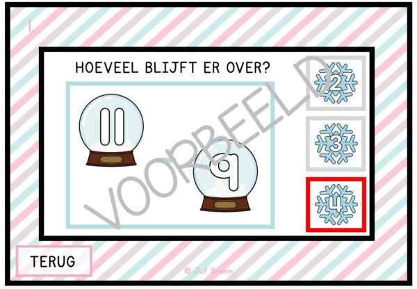 INTERACTIEVE POWERPOINT: AFTREKKEN T/M 20 WINTER EDITION - Afbeelding 5