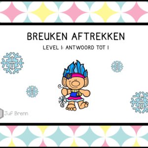 INTERACTIEVE POWERPOINT: BREUKEN AFTREKKEN TOT 1 WINTER EDITION