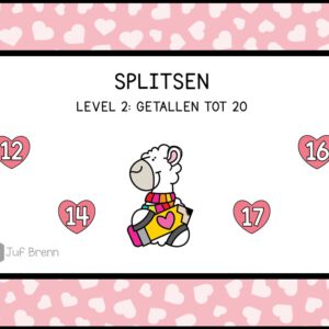 INTERACTIEVE POWERPOINT: SPLITSEN TOT 20 VALENTIJNS EDITION