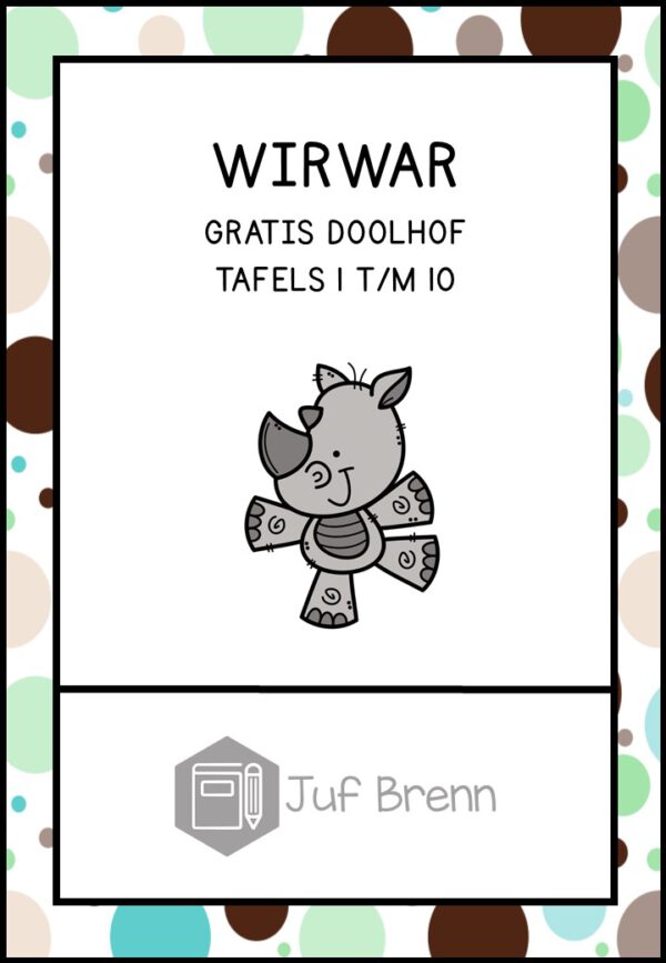 WIRWAR: TAFELS 1 T/M 10 GRATIS