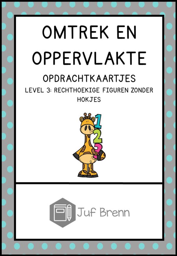 OPPERVLAKTE EN OMTREK LEVEL 3 RECHTHOEKIGE FIGUREN ZONDER HOKJES