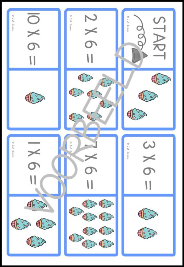 KEERSOMMEN: TAFEL VAN 6 - Afbeelding 3