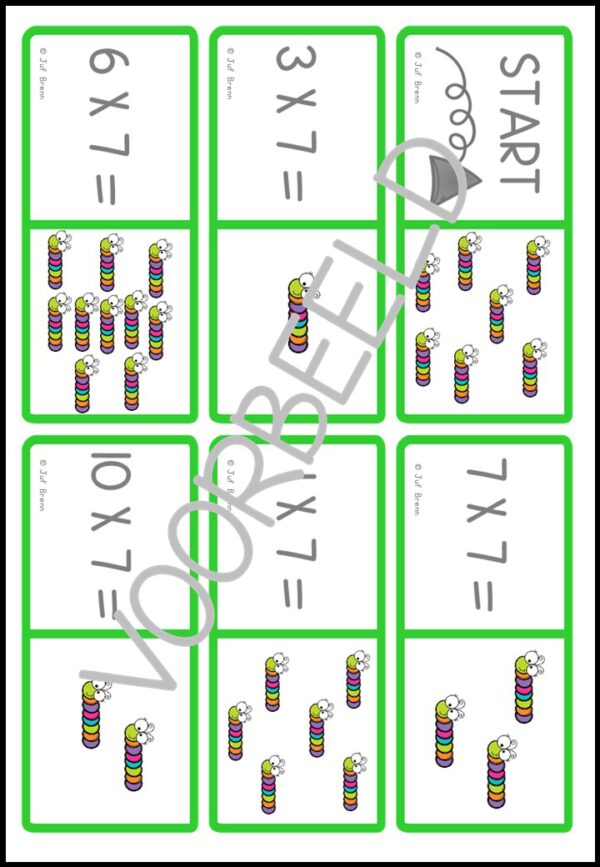 KEERSOMMEN: TAFEL VAN 7 - Afbeelding 4