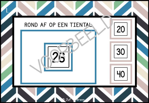 INTERACTIEVE POWERPOINT: AFRONDEN OP TIENTALLEN TOT 100 - Afbeelding 2