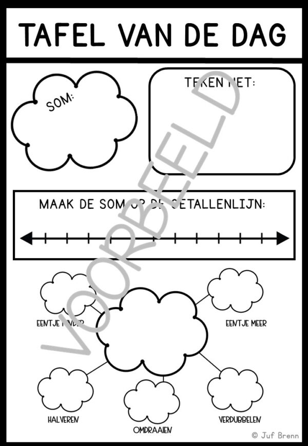 KEERSOMMEN: TAFEL VAN 5 - Afbeelding 6