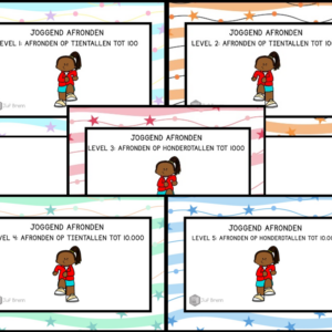 INTERACTIEVE POWERPOINTS JOGGEND AFRONDEN LEVEL 1 T/M 5