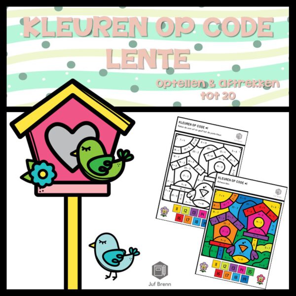 KLEUREN OP CODE: OPTELLEN & AFTREKKEN T/M 20 SPRING EDITION