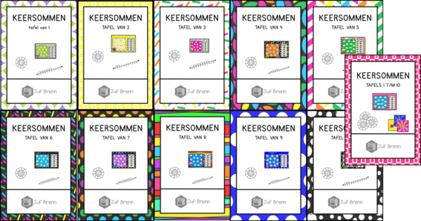 KEERSOMMEN: BUNDEL TAFELS 1 T/M 10