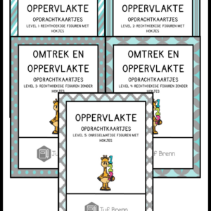 OPPERVLAKTE EN OMTREK LEVEL 1 T/M 5