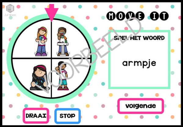 MOVE IT: VERKLEINWOORDEN MET -PJE GROEP 4 - Afbeelding 2
