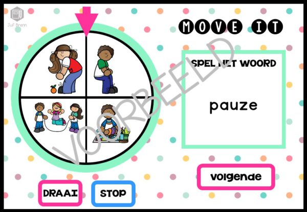 MOVE IT: WOORDEN MET AU GROEP 5 - Afbeelding 2