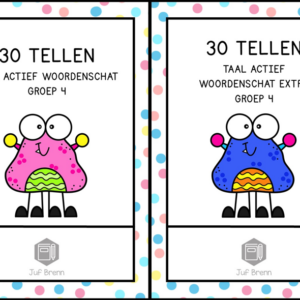 30 TELLEN TAAL ACTIEF WOORDENSCHAT + EXTRA GROEP 4