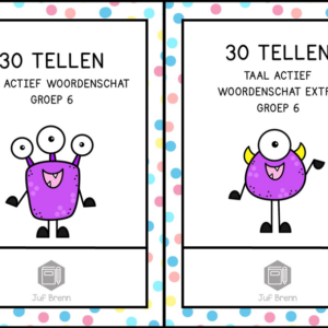 30 TELLEN TAAL ACTIEF WOORDENSCHAT + EXTRA GROEP 6