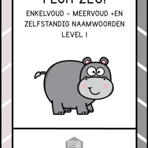 PECH ZEG! ZELFSTANDIG NAAMWOORDEN ENKELVOUD MEERVOUD +EN LEVEL 1