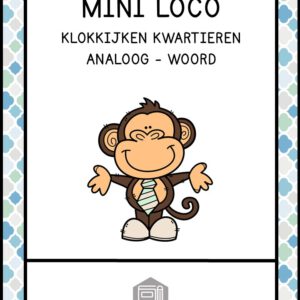 MINI LOCO: KLOKKIJKEN KWARTIEREN ANALOOG - WOORDEN