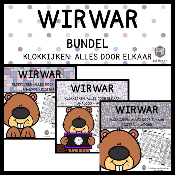 WIRWAR: BUNDEL KLOKKIJKEN ALLES DOOR ELKAAR