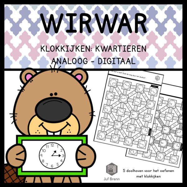 WIRWAR: KLOKKIJKEN KWARTIEREN ANALOOG - DIGITAAL
