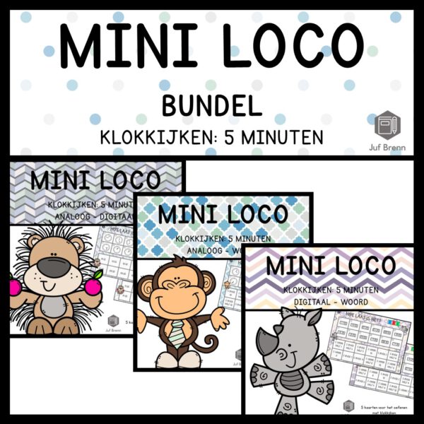 MINI LOCO: KLOKKIJKEN 5 MINUTEN