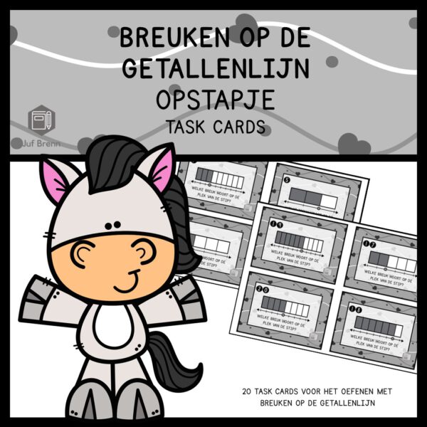 BREUKEN OP DE GETALLENLIJN: TASK CARDS OPSTAPJE