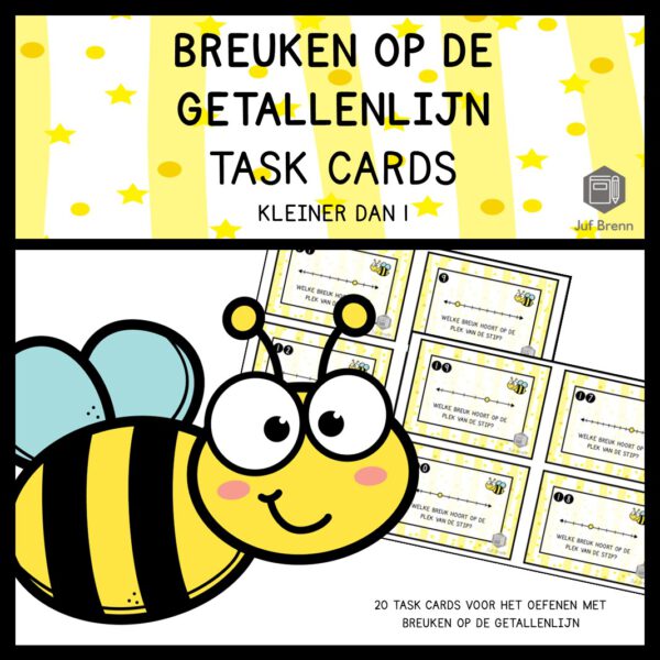 BREUKEN OP DE GETALLENLIJN: TASK CARDS #1