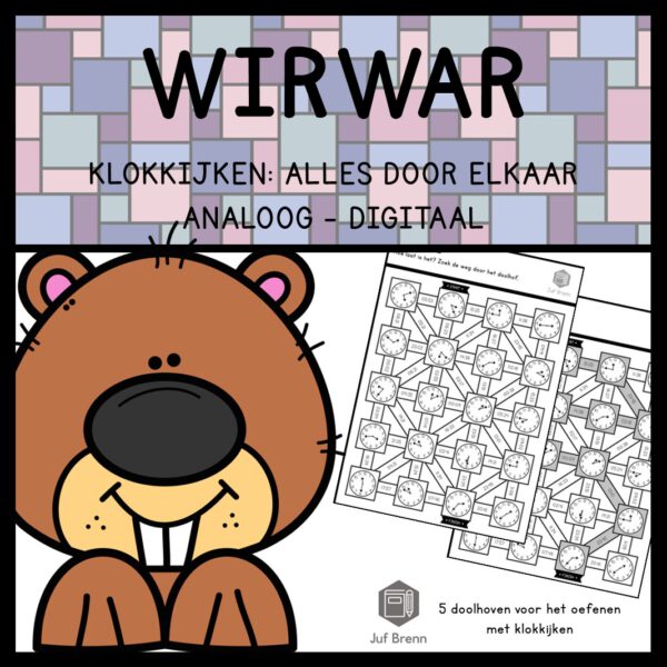 WIRWAR: KLOKKIJKEN ALLES DOOR ELKAAR ANALOOG - DIGITAAL