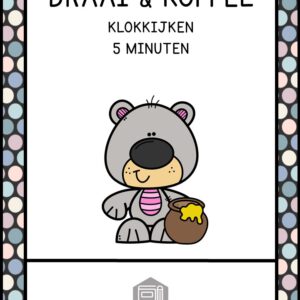 DRAAI & KOPPEL: KLOKKIJKEN 5 MINUTEN