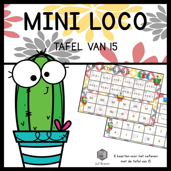 MINI LOCO KEERSOMMEN: TAFEL VAN 15