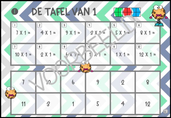 MINI LOCO KEERSOMMEN: TAFEL VAN 1 - Afbeelding 2