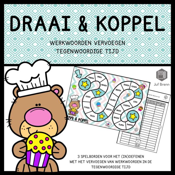 DRAAI & KOPPEL: WERKWOORDEN VERVOEGEN TEGENWOORDIGE TIJD