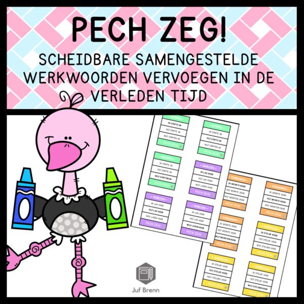 PECH ZEG! SCHEIDBARE SAMENGESTELDE WERKWOORDEN VERLEDEN TIJD