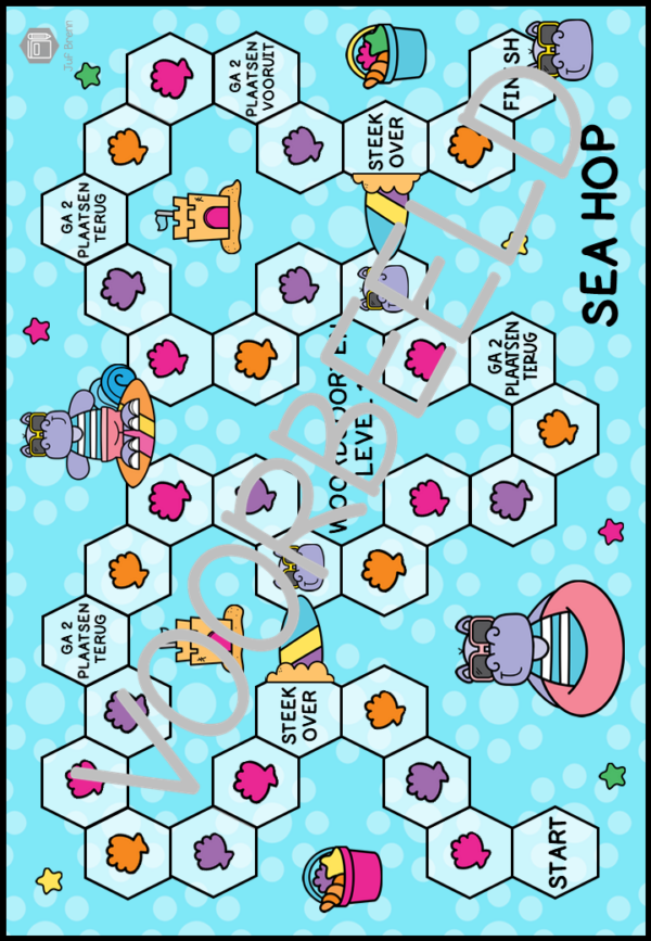 SEA HOP: WOORDSOORTEN BENOEMEN LEVEL 1 - Afbeelding 2