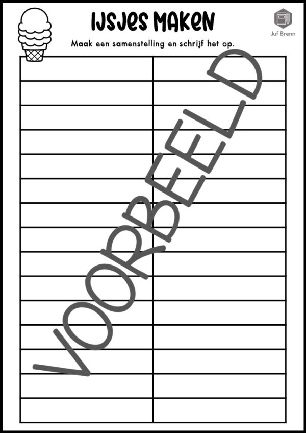 IJSJES MAKEN: SAMENSTELLINGEN - Afbeelding 3