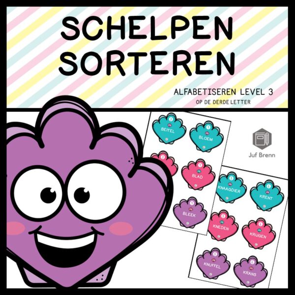 SCHELPEN SORTEREN: ALFABETISEREN LEVEL 3