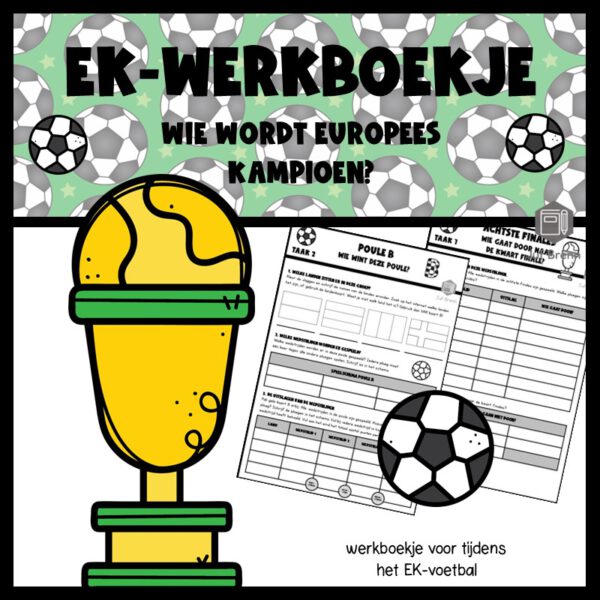 EK VOETBAL WERKBOEKJE