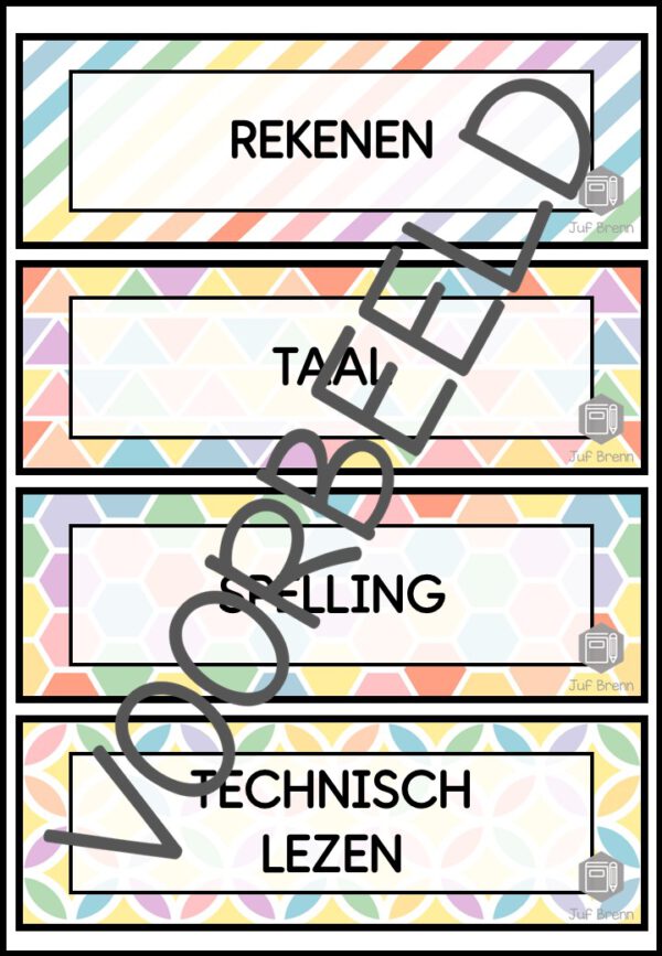 DAGRITMEKAARTEN REGENBOOG 2 - Afbeelding 2