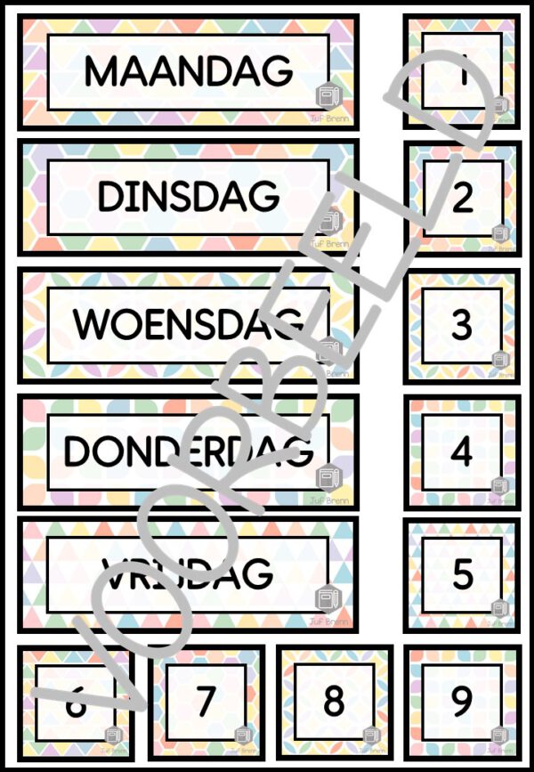 DAGRITMEKAARTEN REGENBOOG 2 - Afbeelding 4