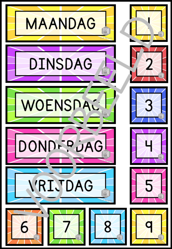 DAGRITMEKAARTEN SUPERHELDEN - Afbeelding 4