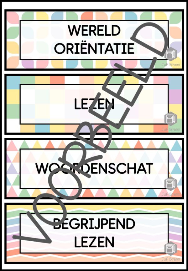 DAGRITMEKAARTEN REGENBOOG 2 - Afbeelding 3