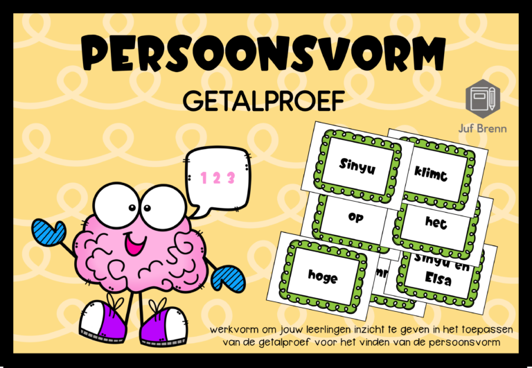 PERSOONSVORM: GETALPROEF