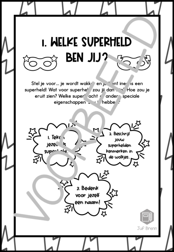 SCHRIJVEN ALS EEN SUPERHELD - Afbeelding 2