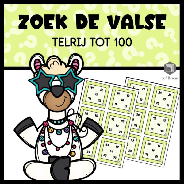 ZOEK DE VALSE: TELRIJ TOT 100