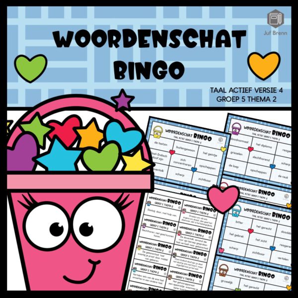 TAAL ACTIEF WOORDENSCHAT BINGO GROEP 5 THEMA 2