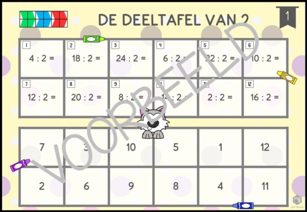 BUNDEL MINI LOCO: DEELTAFELS 1 T/M 10 - Afbeelding 3