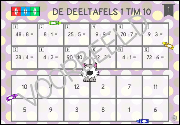 MINI LOCO: DEELTAFELS 1 T/M 10 - Afbeelding 2