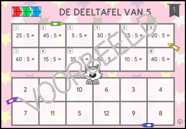 MINI LOCO: DEELTAFEL VAN 5 - Afbeelding 2
