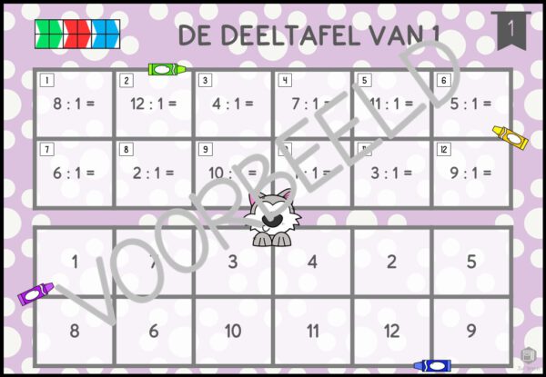 BUNDEL MINI LOCO: DEELTAFELS 1 T/M 10 - Afbeelding 2